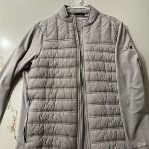 Straight down puffer golf jacket